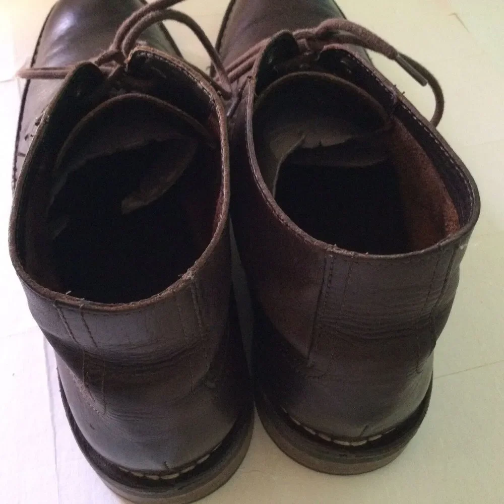 Cole Haan Mens Canton Chukka Ankle Boots C11858‎ Lace Up Brown 11M Leather